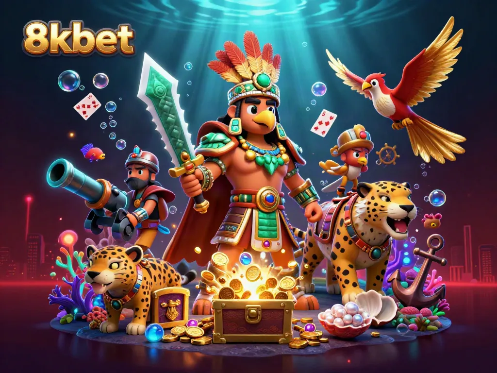 Experience excitement at 8kbet with Aztec warriors, treasure, and dynamic gaming action.