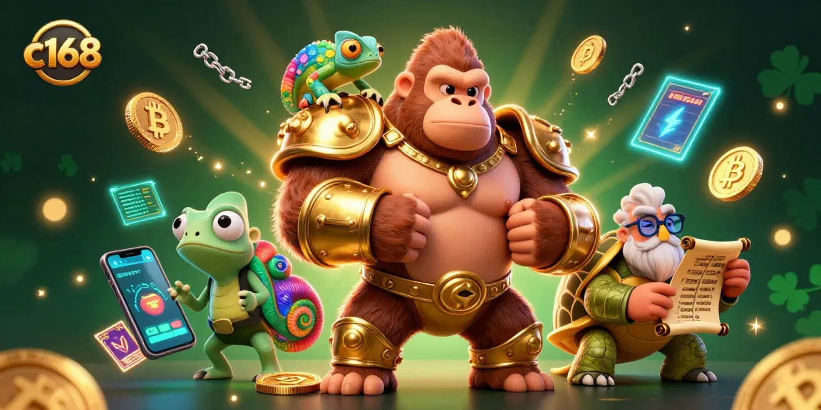 Experience the thrill of winning at c168 with powerful characters and vibrant gambling elements.