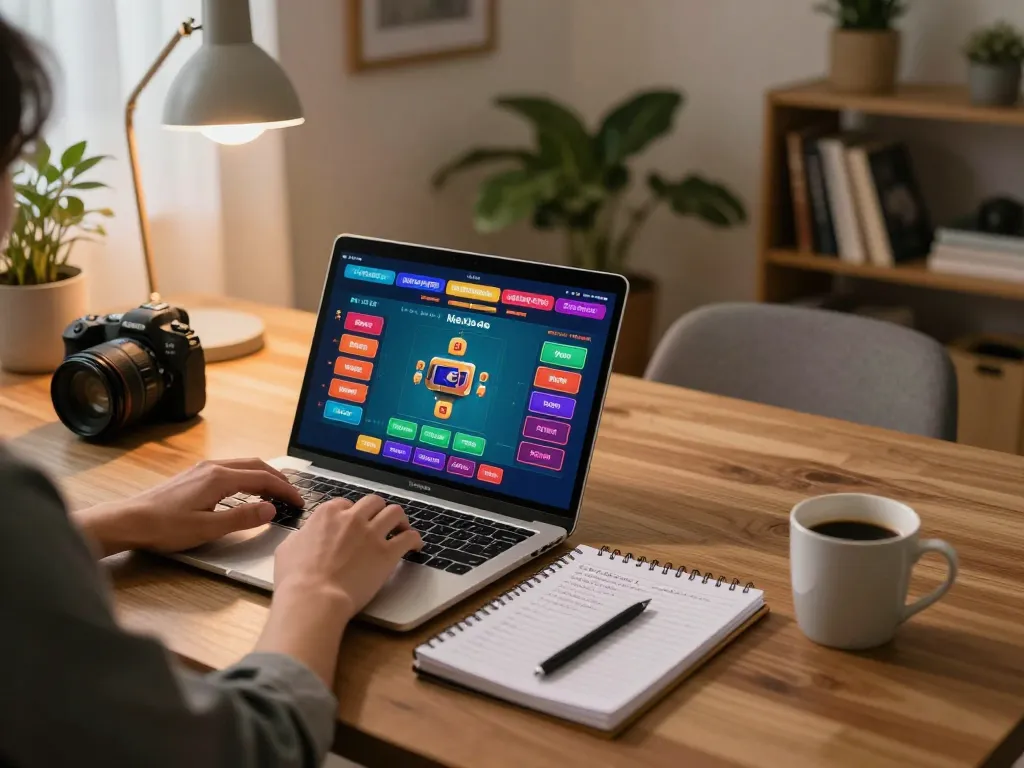 Engaged in gameplay at Nhà cái af88, showing dynamic online casino interface with strategic notes.