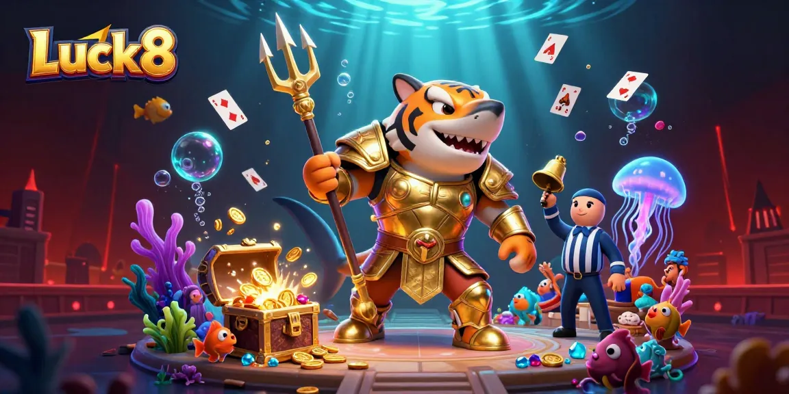 Luck8 offers high-stakes action with a shark-themed underwater casino adventure.