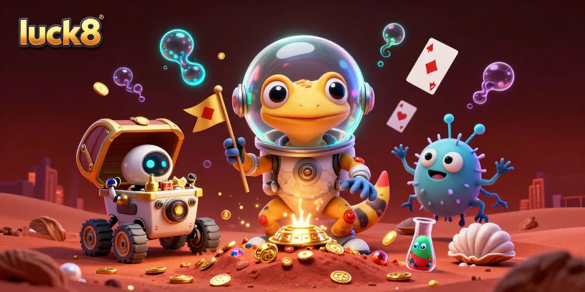 Engage with luck8 by exploring a vibrant, golden casino hidden in Martian sands.