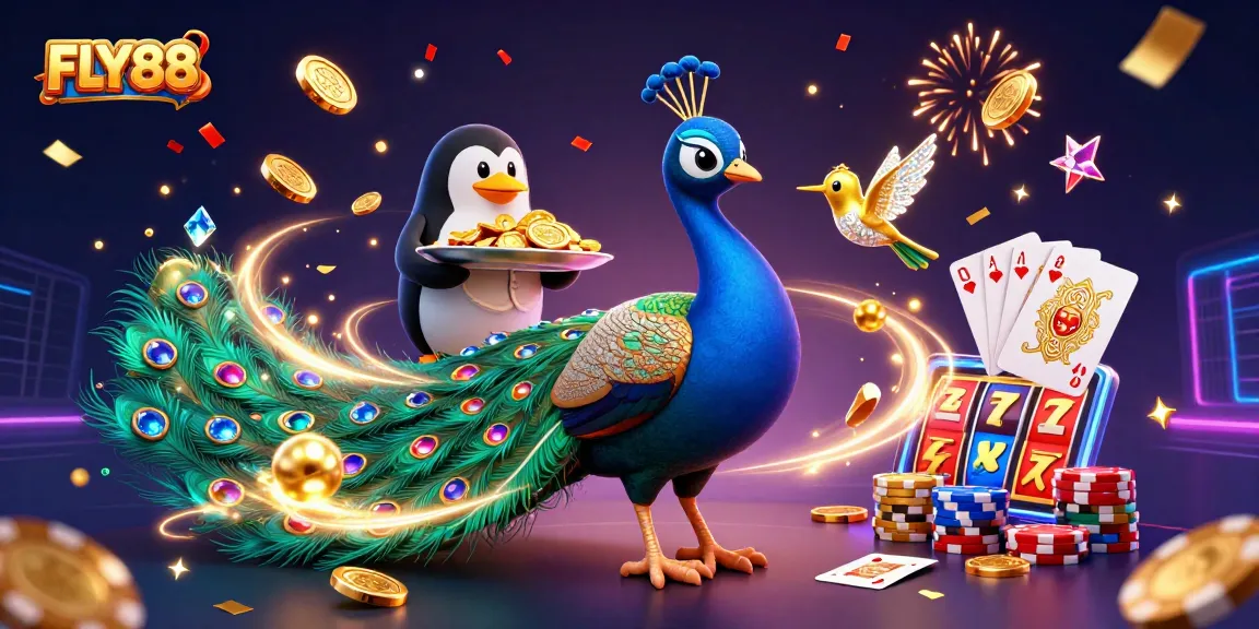 Join in the excitement at FLY88, where vibrant casino fun unfolds with dazzling characters and rich gaming elements.