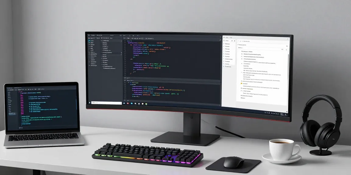 gi8ee's modern developer workspace showcasing cutting-edge software development tools and technologies.