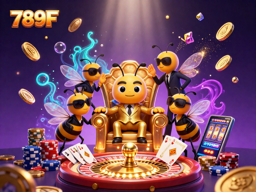 Engage in thrilling betting experiences with 789F's immersive casino action illustration.