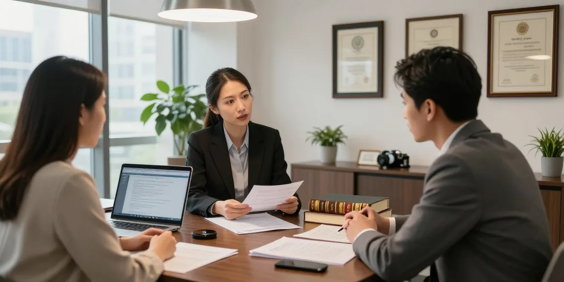 Legal consultation with an attorney helping a total noob understand their rights