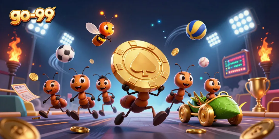 Experience high-stakes action with go-99 as you join a team of ants in a thrilling casino heist.