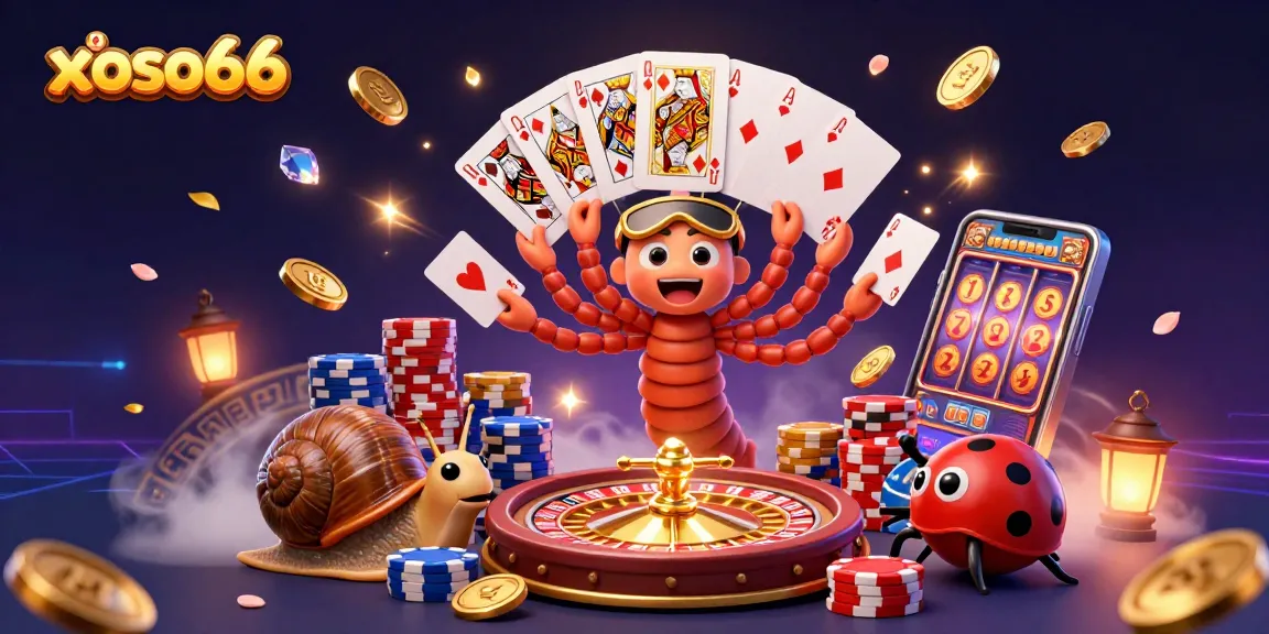Experience xoso66 excitement with 3D characters engaging in dynamic casino action and vibrant games.