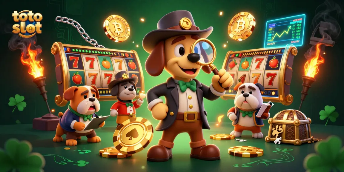 Engage with the thrilling world of toto slot as our detective duo uncovers hidden treasures amidst vibrant gaming elements.