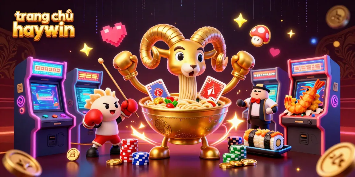 Win exciting prizes at trang chủ haywin with colorful characters and gaming elements