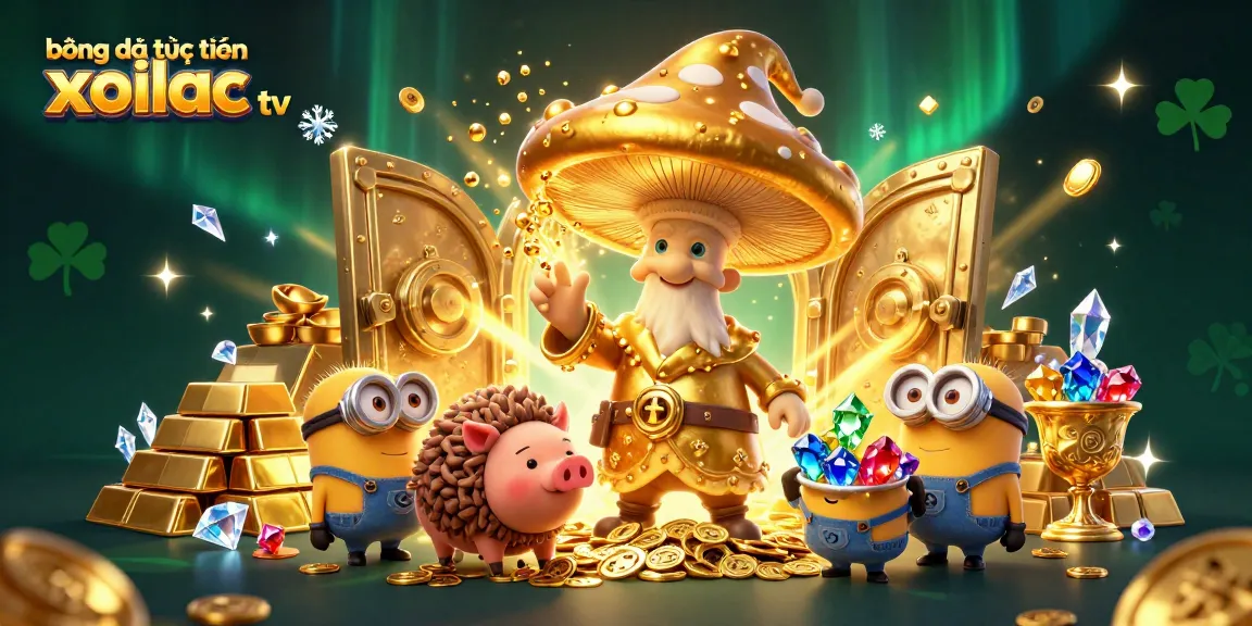 bóng đá trực tuyến xoilac tv showcases a magical scene of treasure hunting in a casino adventure.