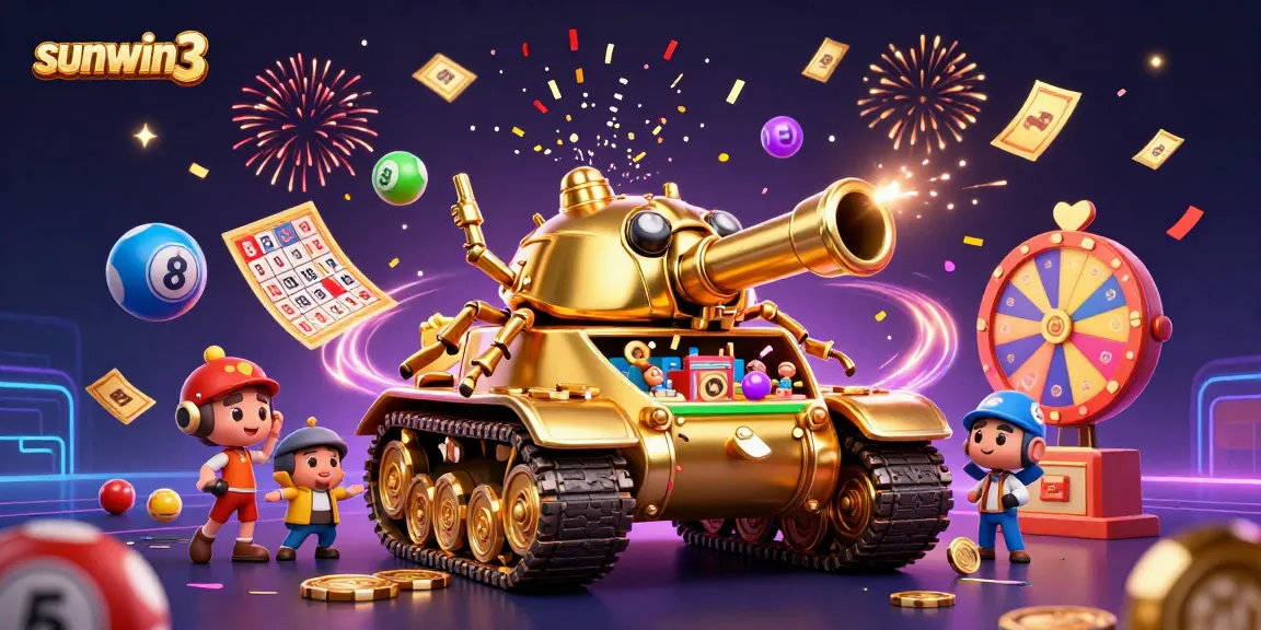 Players enjoy thrilling excitement with sunwin3's vibrant casino features, showcasing a dynamic gaming scene.