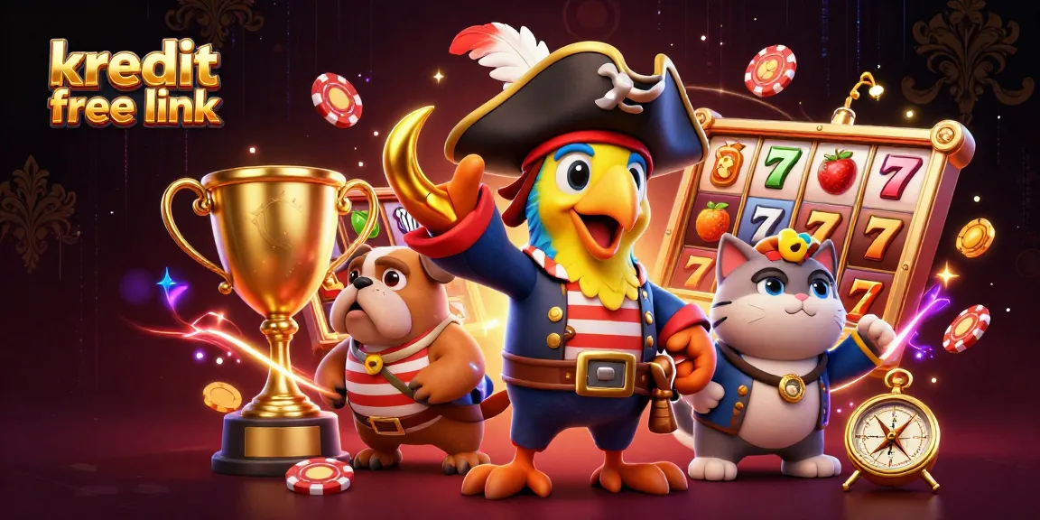 Claim your kredit free link with vibrant, dynamic slot elements and characters in action.