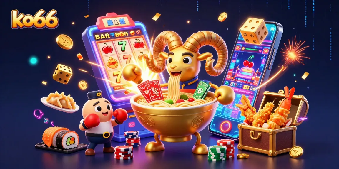 ko66 engaging players with immersive casino experiences through vibrant illustrations